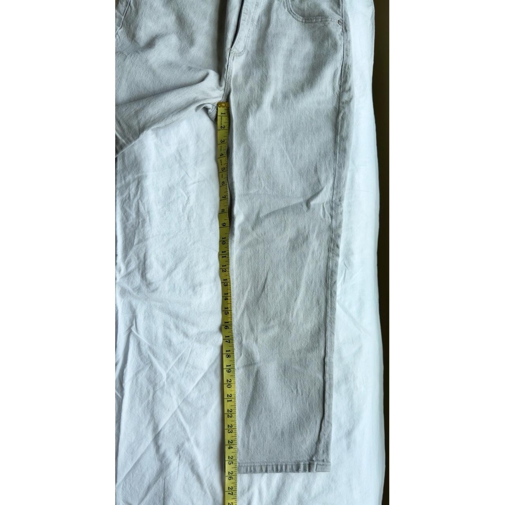 LOFT Jeans Womens High Waist Straight Crop Light Grey Jeans Size 6‎ - Picture 4 of 9